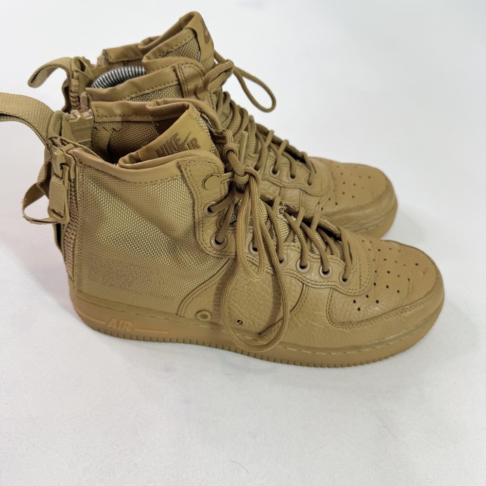 Nike SF Air Force 1 Mid Shoes Womens Size 8 Mushroom Special Field AA3966-200